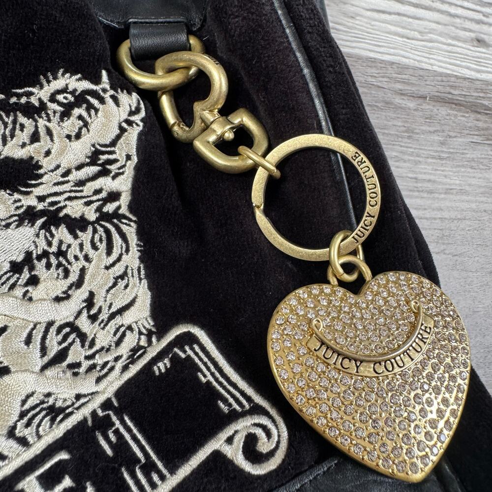 Vintage 2002 Juicy Couture Y2K RARE Velour Daydreamer Tote Bag Scottie Charm - Picture 3 of 16